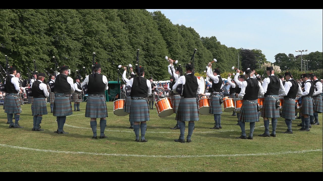 UK Grade One Champions 2023 - Peoples Ford Boghall & Bathgate Caledonia Pipe Band