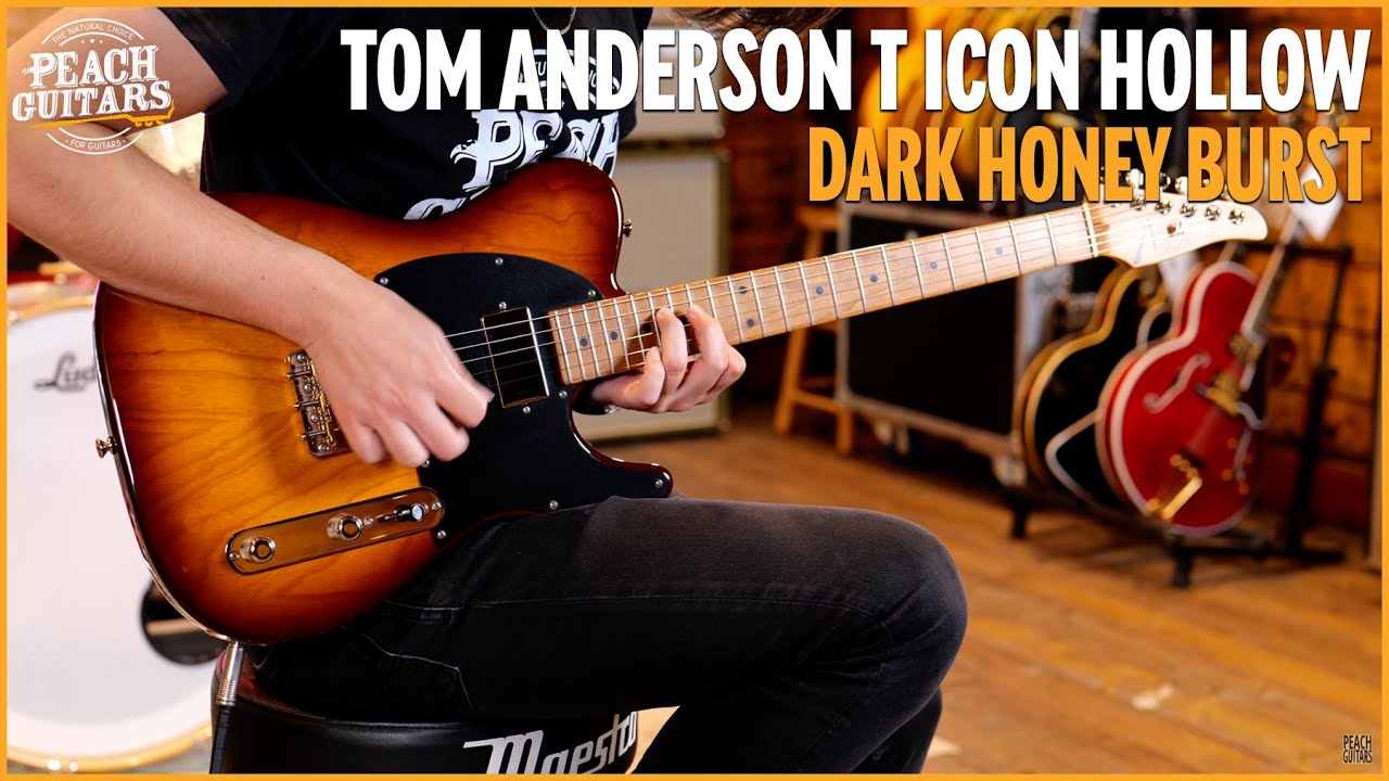Tom Anderson T Icon Hollow Contoured | Dark Honey Burst *Ex-Demo*