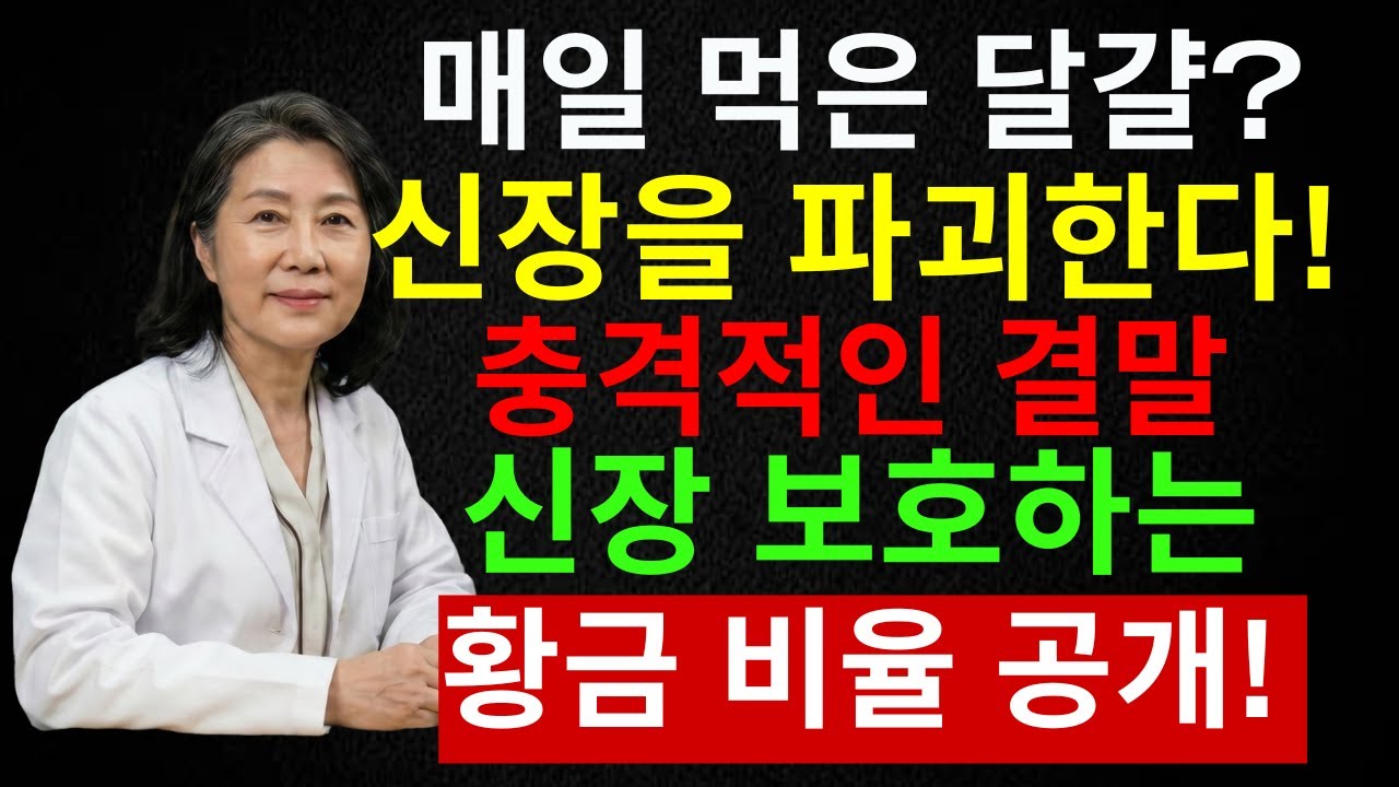 신장 나빠도 계란 끊지 마세요! 근육 녹아내리는 진짜 이유 | 시니어 인포
