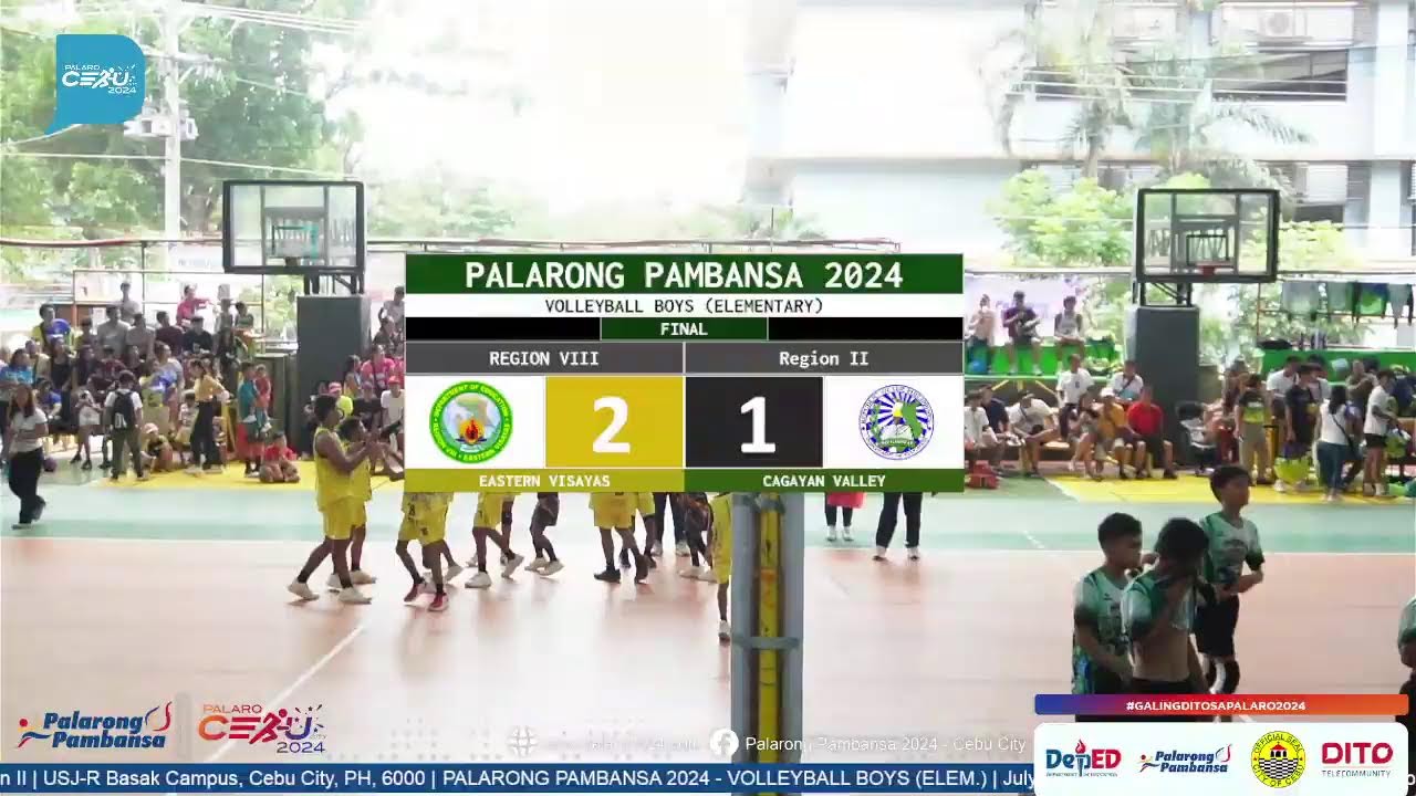 Palarong Pambansa 2024 - Volleyball Boys (Elem.) | LIVE | Match 14: Region VIII VS Region II