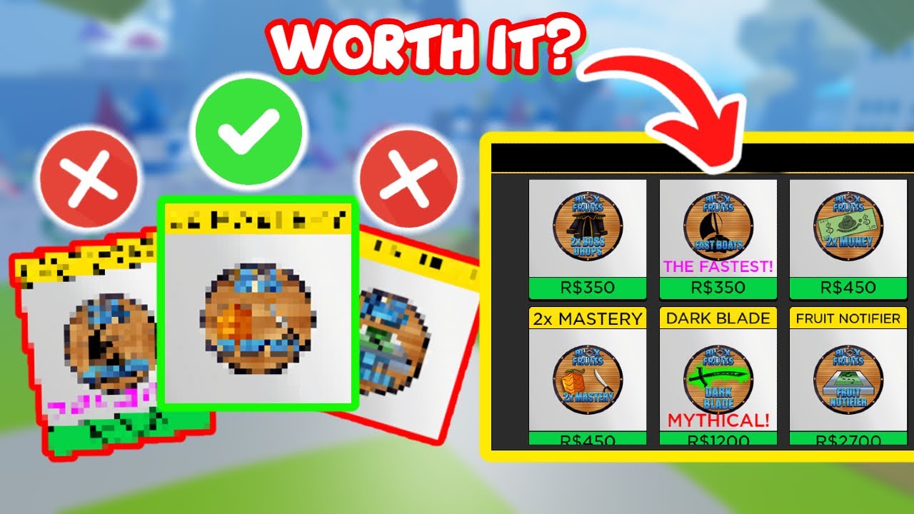Are The Blox Fruits Gamepasses Worth it?