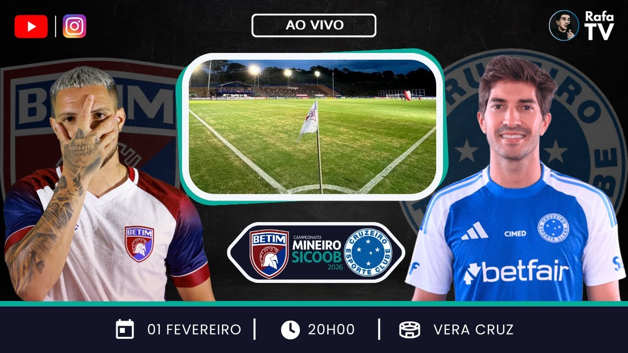 BETIM 0 x 1 CRUZEIRO AO VIVO | Campeonato Mineiro 2026 – 6ª Rodada | Arena URBSAN
