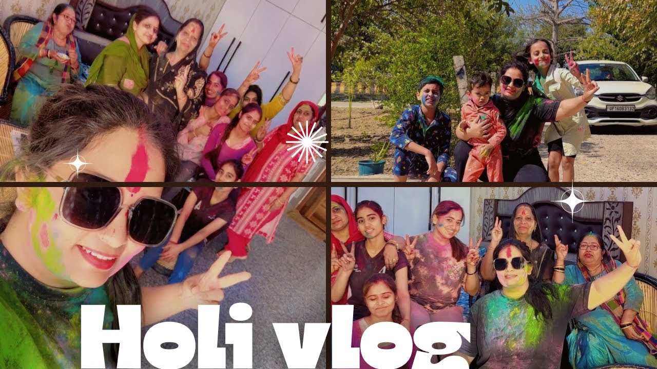sasural vs mayka kesi rahi holi 😱#mudravlogs 