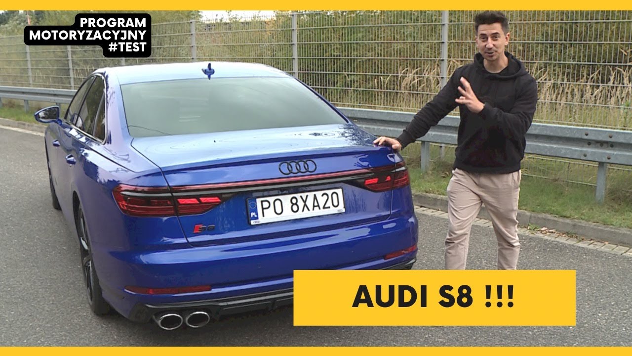 Nowe AUDI S8, czyli auto kt&oacute;re ma tyle samo wad ile wad ma... Pamela Anderson