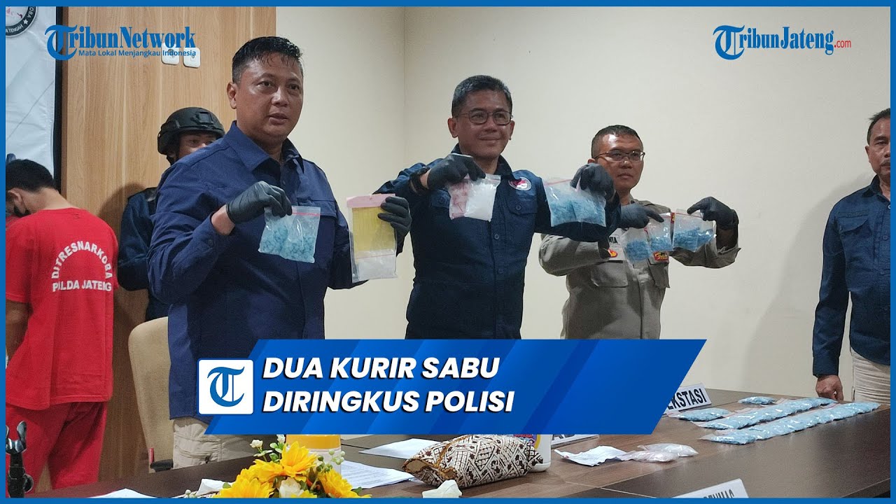 Obok-obok Solo Raya, Ditresnarkoba Polda Jateng Ringkus Dua Kurir Sabu