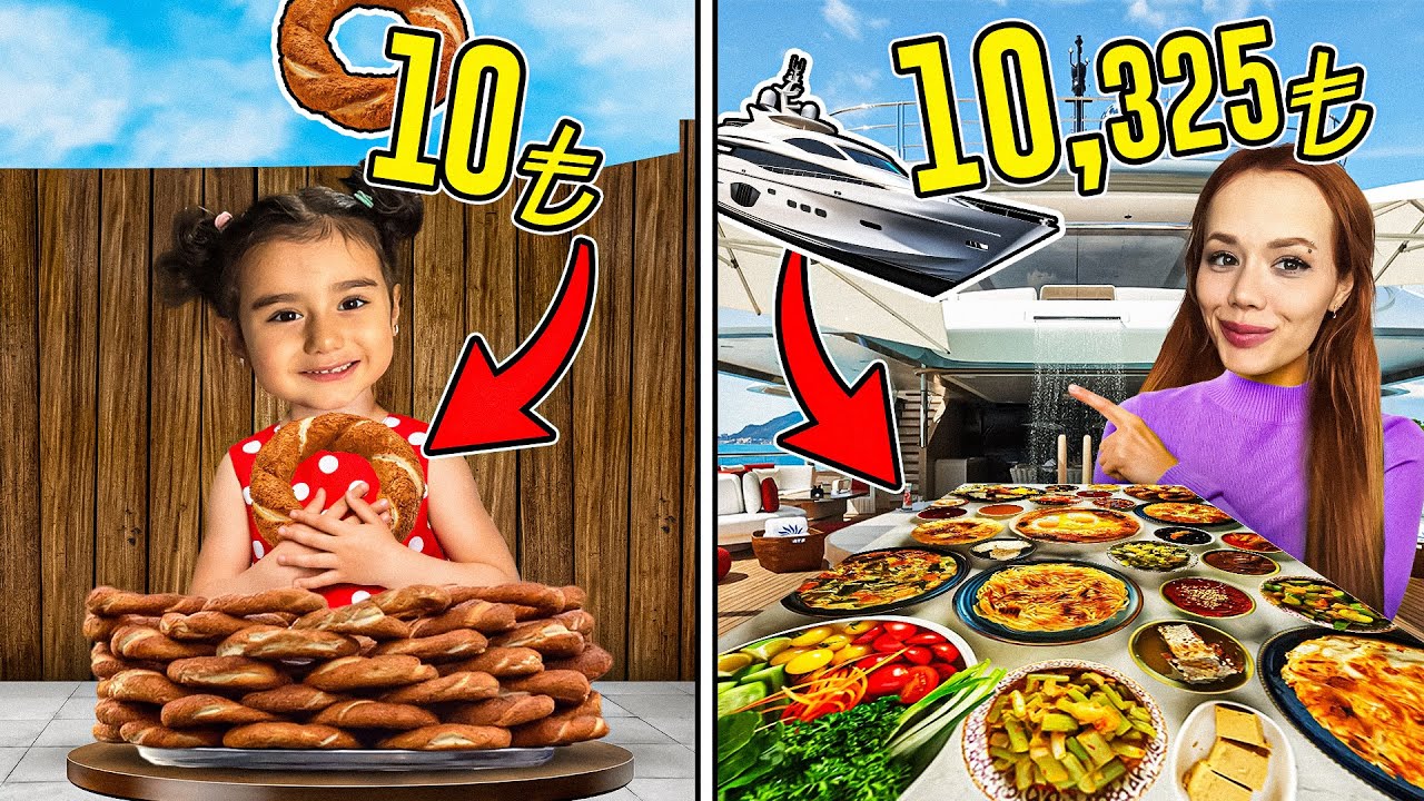 10 TL Kahvaltı vs 10.000 TL Kahvaltı !? 