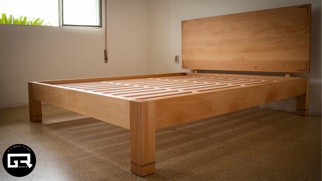 CARPINTERIA JAPONESA CAMA de MADERA DESARMABLE [Diseño de AUTOR] BED WOOD FURNITURE
