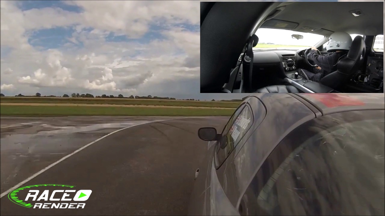 Javelin Sprint Series 2017 - Blyton Eastern - Mazda RX8 - Ben in a field!