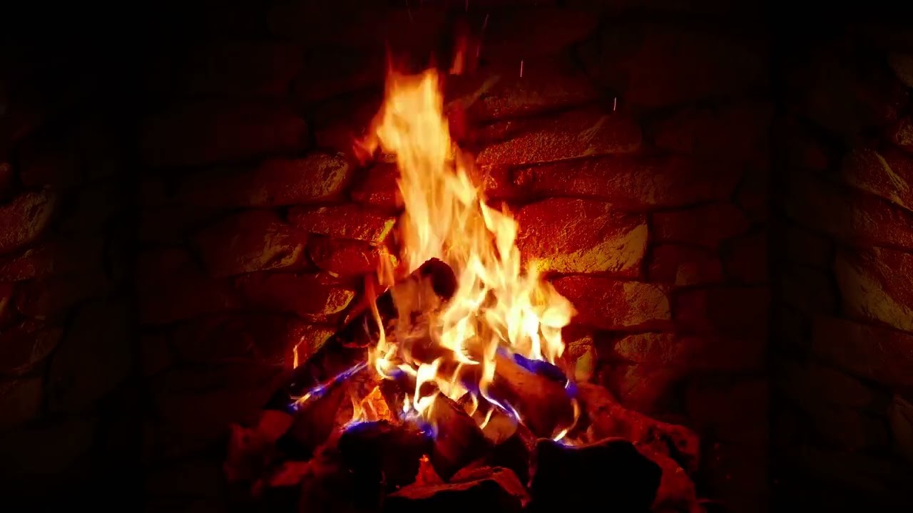 2hrs Fireplace 4k 🔥