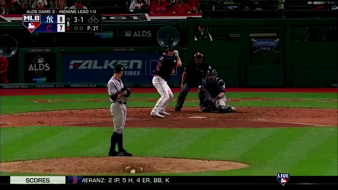 Jay Bruce Game-Tying Solo Homerun vs Yankees | Indians vs Yankees Game 2 ALDS