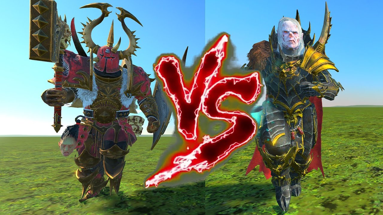 Harald Hammerstorm VS Vlad von Carstein. Total War Warhammer 3