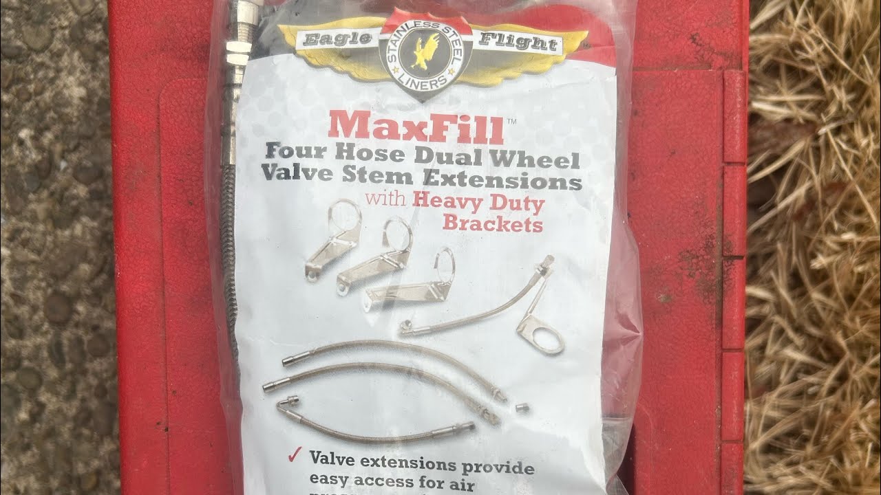 Dually owners need these! Easiest way to fill the inner tire on your dually truck!