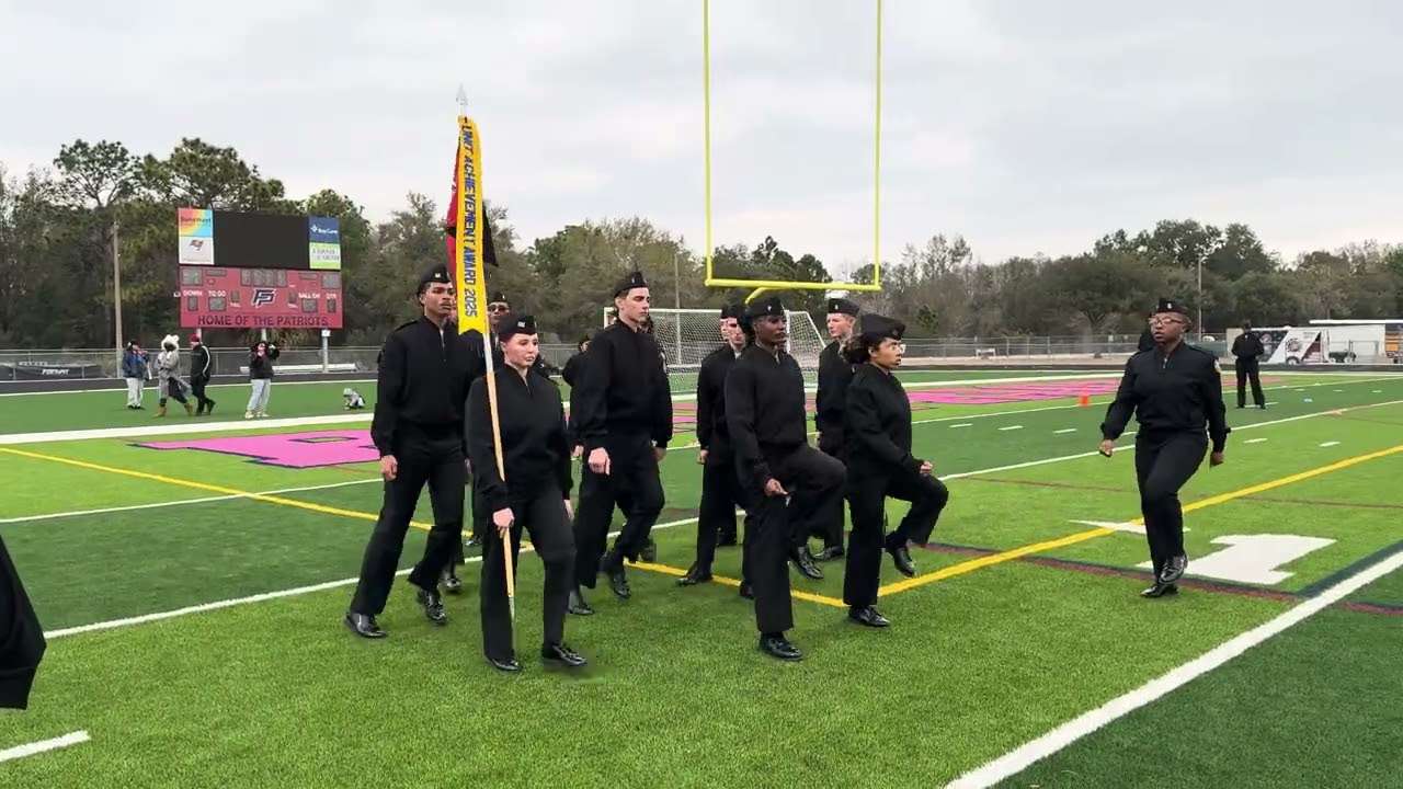 Unarmed Basic Drill at Freedom HS drill competition 2026