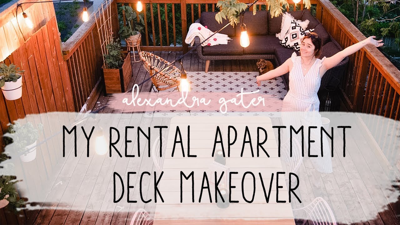 Apartment Deck Makeover | Outdoor Oasis In The Trees | My Rental Reno S1 E6