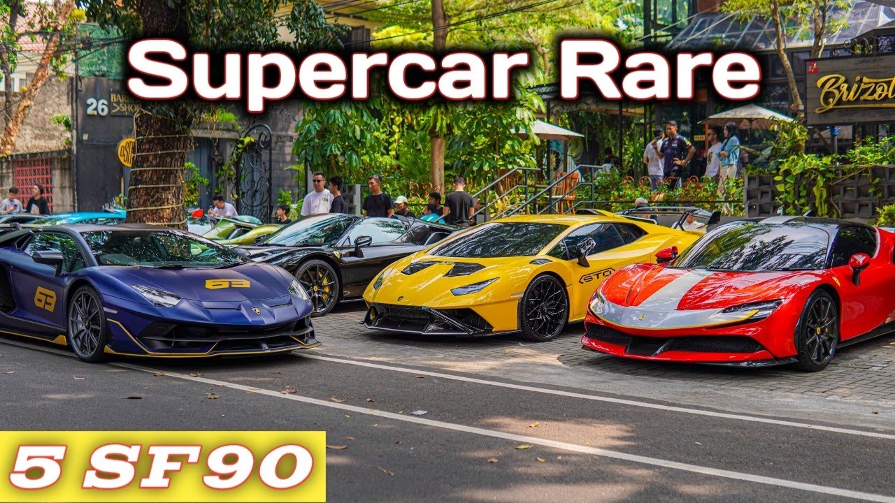 Supercar Indonesia || Ada 5 Ferrari SF90 & SVJ Roadster!!!