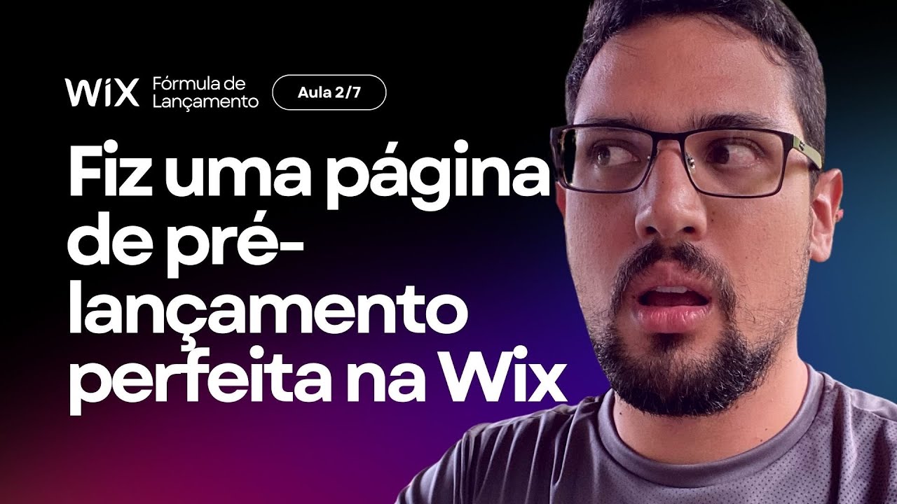 2/8 • LANDING PAGE WIX PARA FÓRMULA DE LANÇAMENTO | LEANDRO ALVES