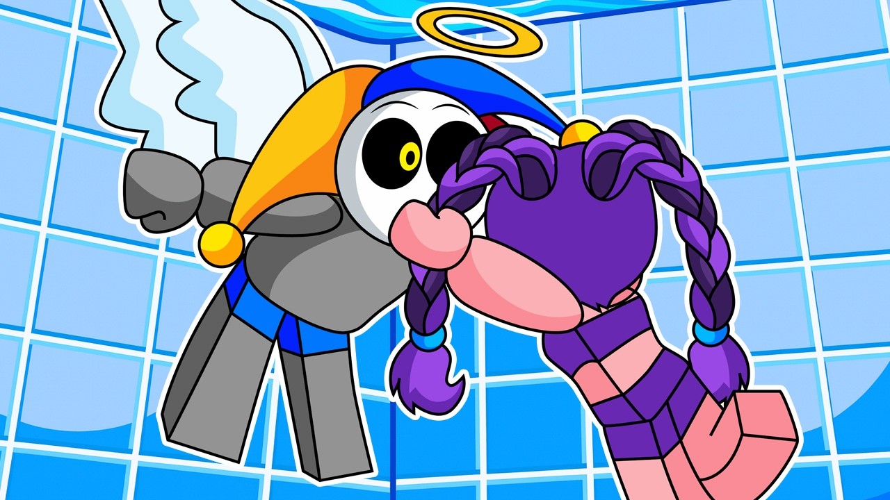 ¡PROTOTIPO ANGEL y LILY LOVEBRAIDS Se Dan UN BESO en la PISCINA con MUCHO AMOR! 😍❤ Poppy Playtime 5