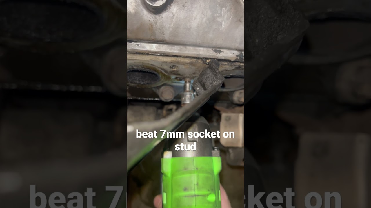 How to remove broken exhaust manifold bolt stud