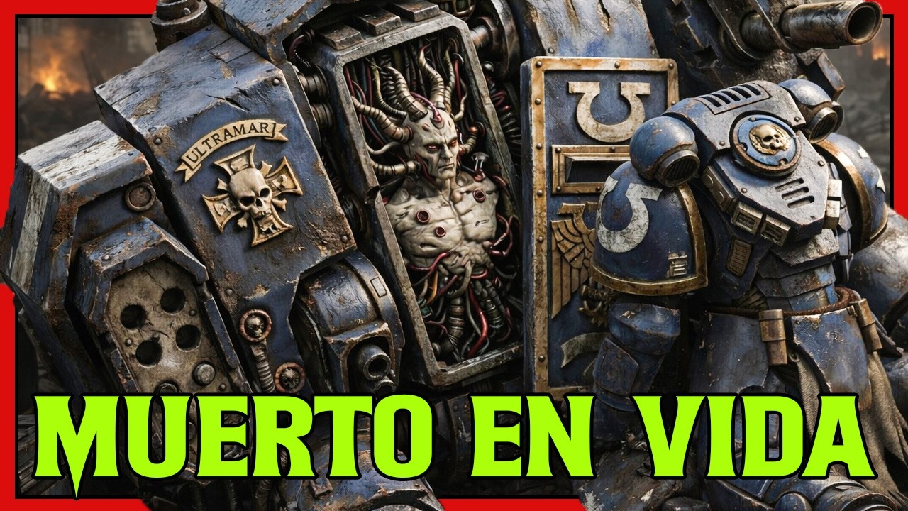 ¿Qué ocurre cuando un marine espacial es encerrado en un Dreadnought?