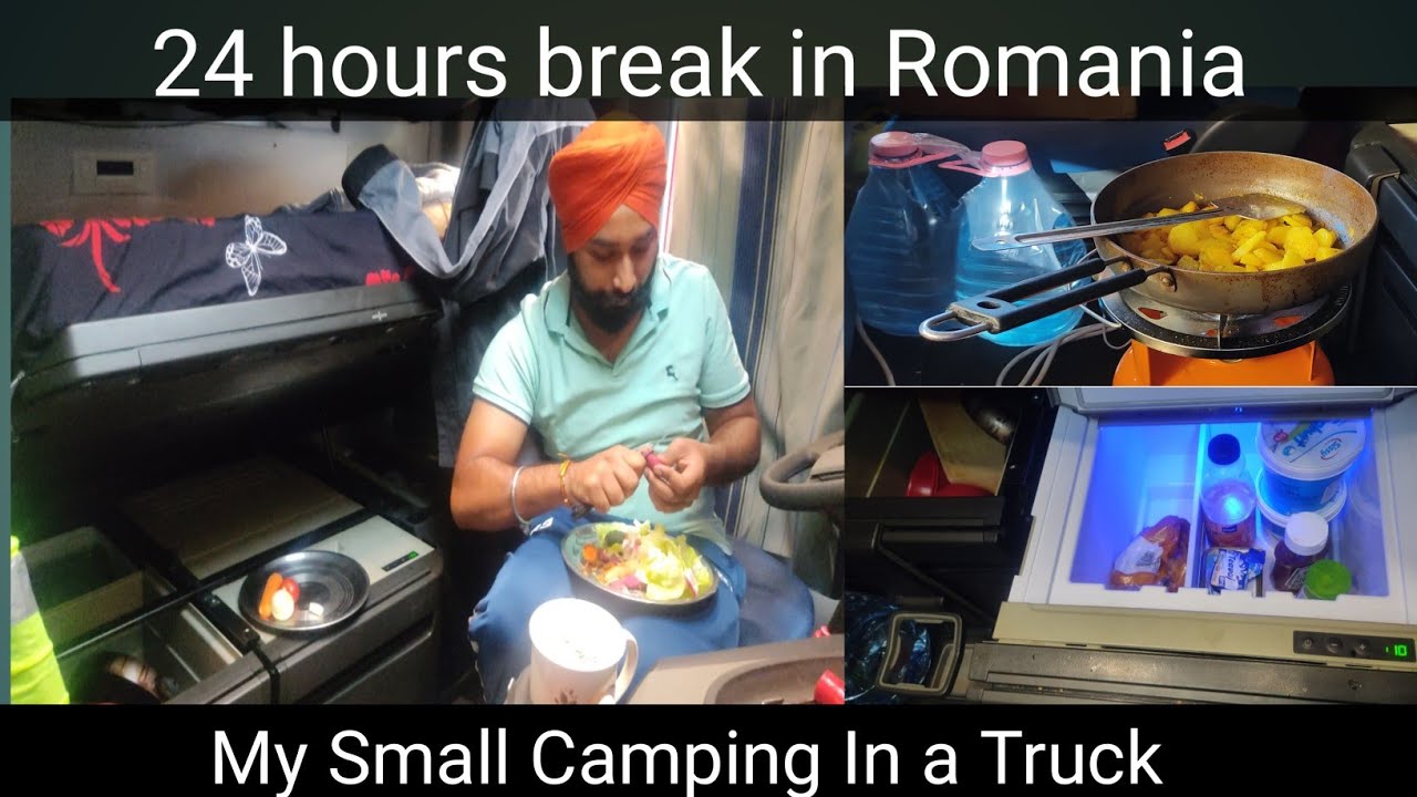 Spending 24 hours in small town of romania 🇷🇴 // europe truck driver lifestyle
