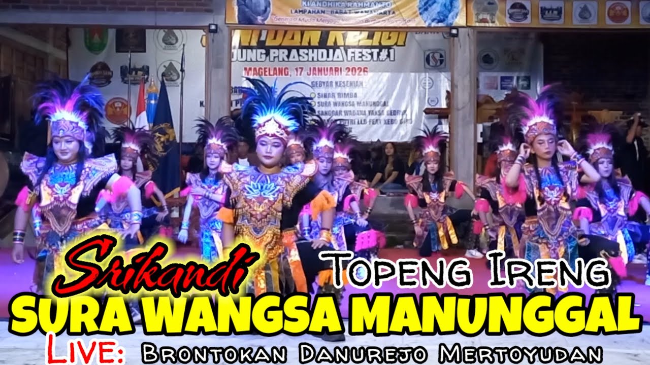 TOPENG IRENG SURA WANGSA MANUNGGAL LIVE BRONTOKAN DANUREJO MERTOYUDAN 