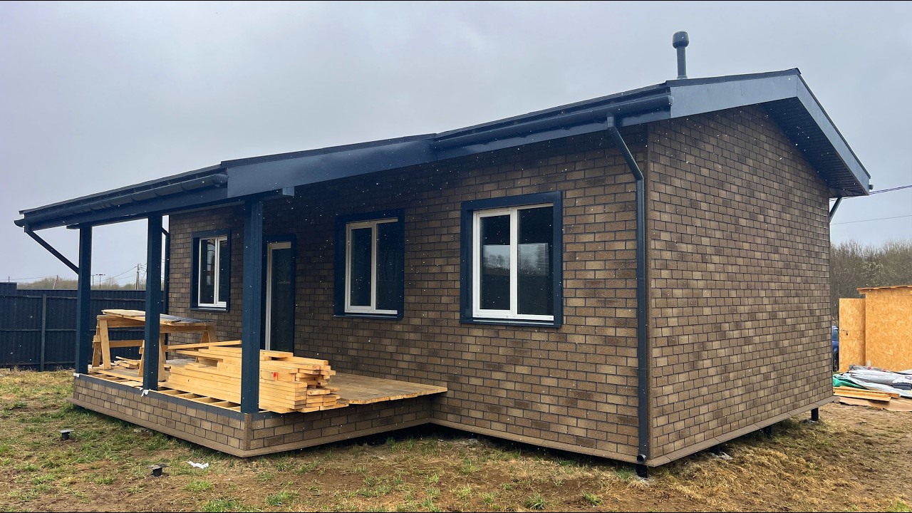 Строим БЮДЖЕТНЫЙ каркасный дом. Пошаговый процесс строительства. Вот что получилось!