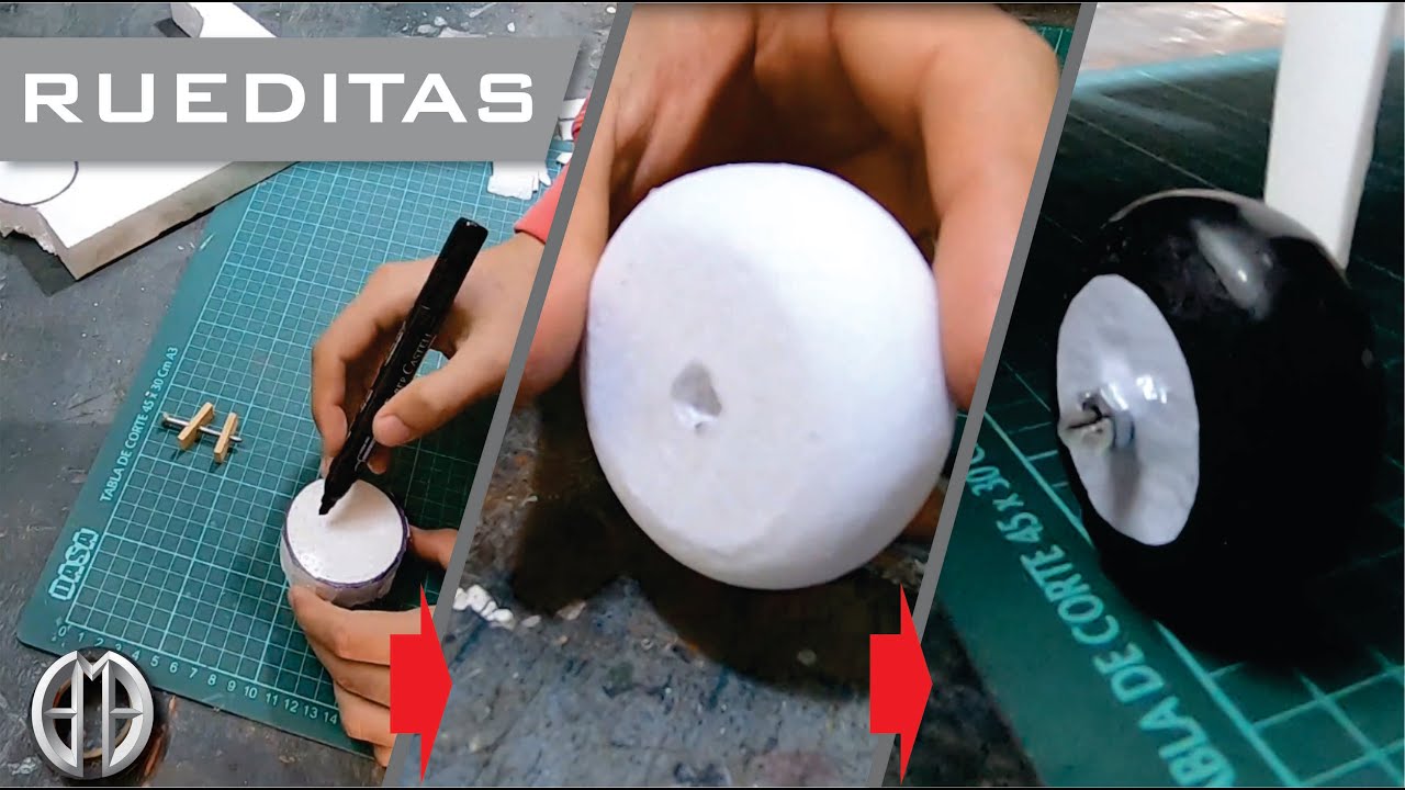 Como hacer RUEDAS para AEROMODELOS livianos