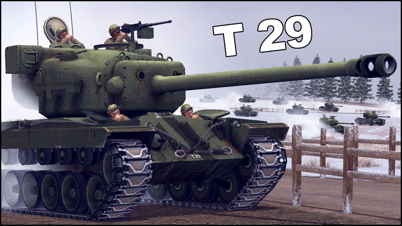 Экспериментальный тяжёлый танк США Т29. Танки второй мировой