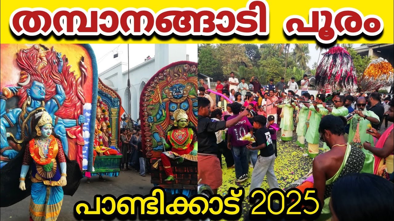 Thambanangadi pooram 2025 | Pandikkad pooram