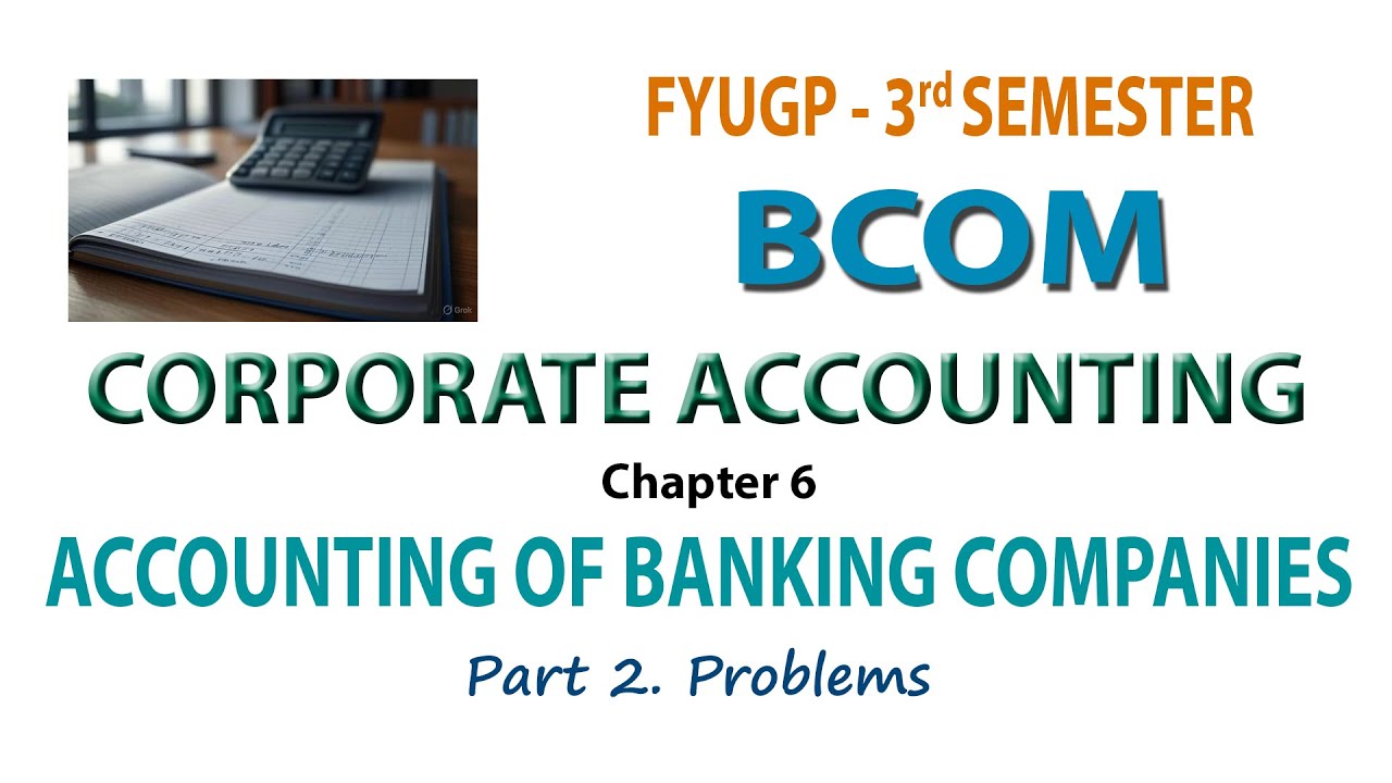 FYUGP 3RD SEM BCOM CORPORATE ACCOUNTING CH 6 #2