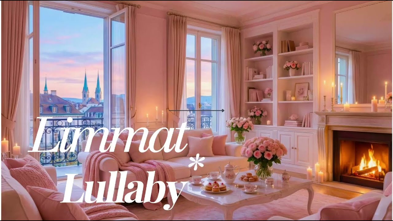 🌸 Limmat Lullaby | Cozy Pink Luxury Apartment Zürich mit Kamin | 2 h | No Midroll Ads