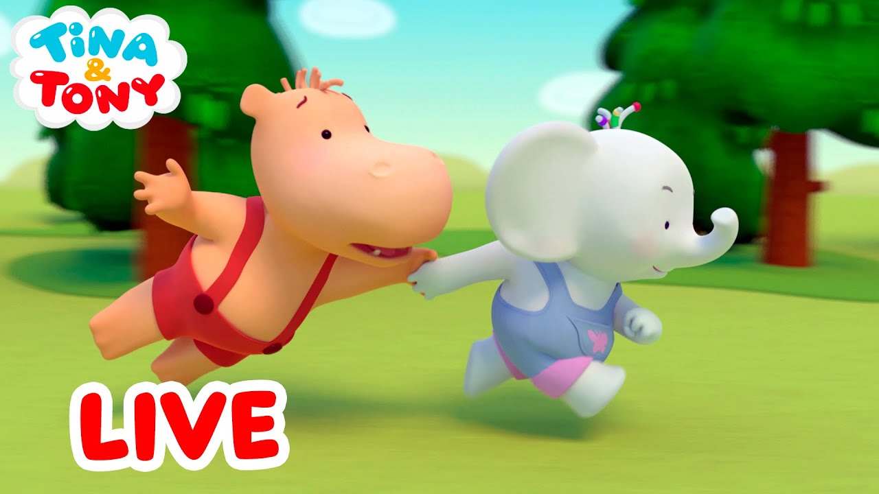 🔴 EN DIRECT ! LIVE Tina & Tony | dessins animés amusants pour les enfants