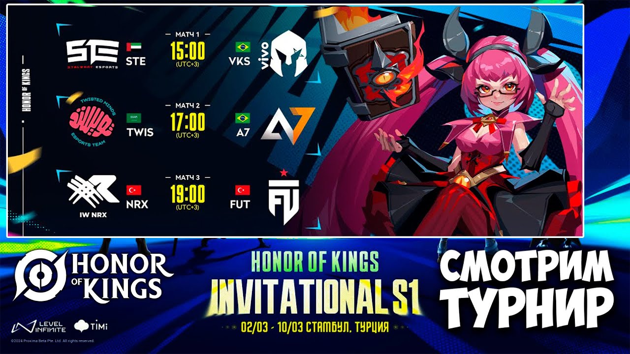 Учимся как надо! Honor of Kings Invitational Сезон 1, День 4 #honorofkings #2024hok #hokinvitational