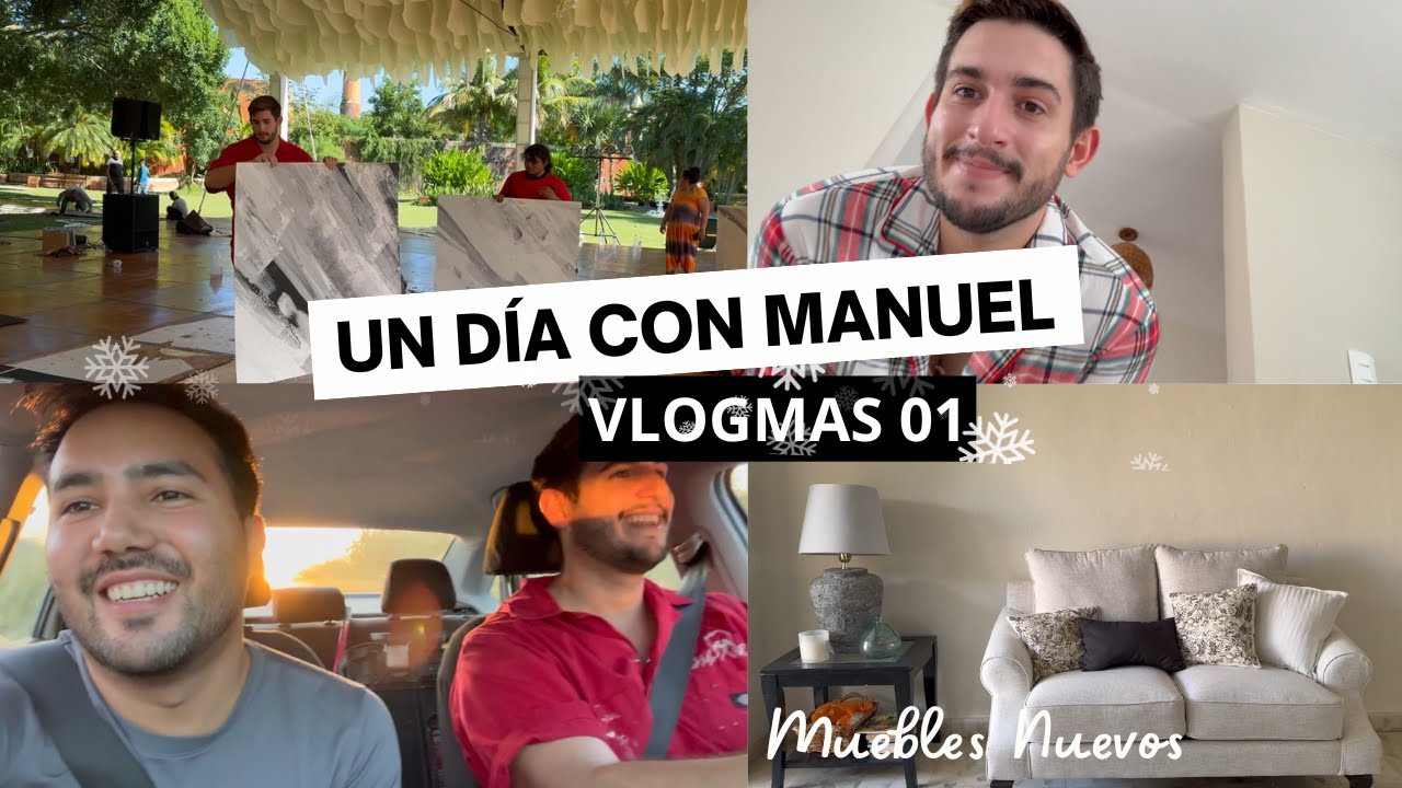 ✅Un día en el trabajo de Manuel ❤️😱 + Arreglos de la CASA VLOGMAS  01