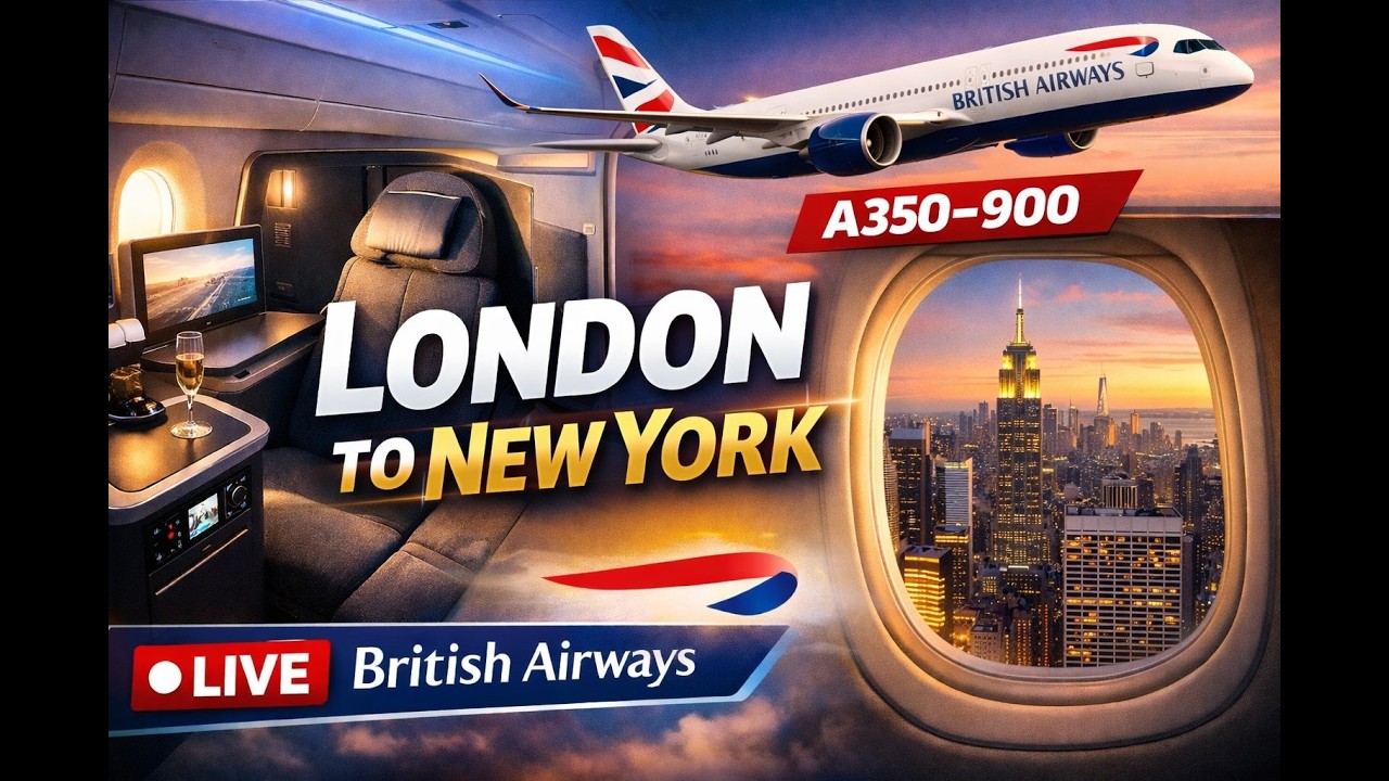 FLYING THE FUTURE ✈️ British Airways A350-900 Club Suite | London to JFK