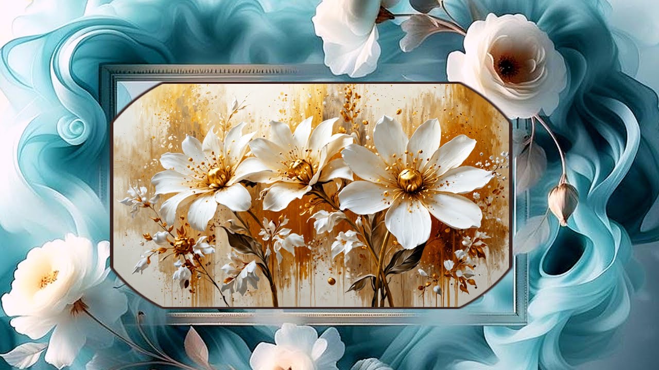 White Magnolia Flowers | Free background | 12 Hours Frame Painting | TV Wallpaper | 4K
