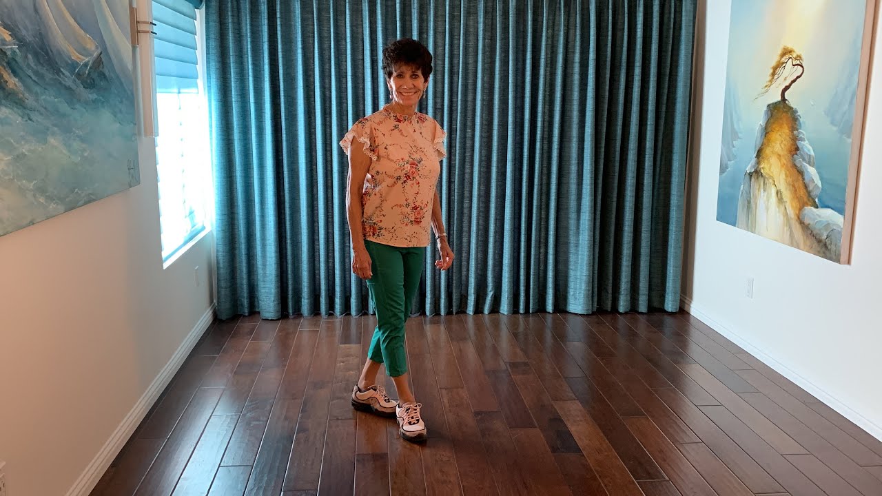 Bring Her In line dance demonstration and tutorial by Stephie