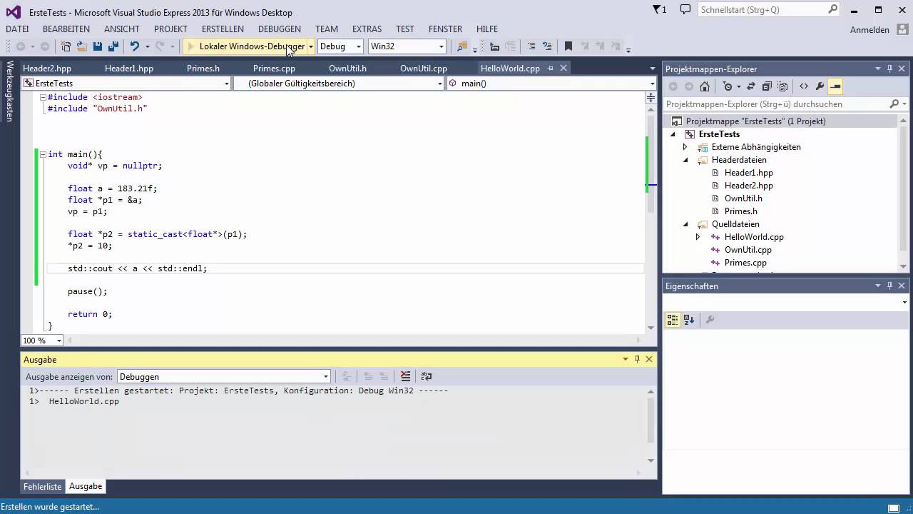 C++ Tutorial [036] - Void Pointer GERMAN
