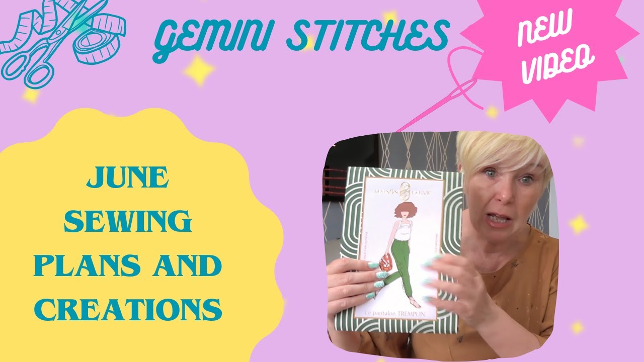 JUNE SEWING PLANS AND CREATIONS - Join me to see my ambitious sewing plans for whats left of June