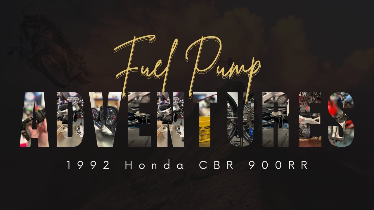 1992 Honda Fireblade Restoration - Fuel Pump Fix & Carburettor Catastrophe!