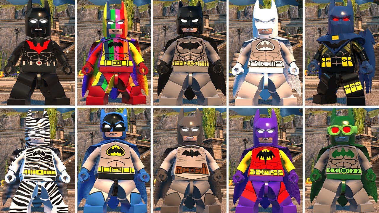 Lego Batman 3 Suits in Lego DC Super Villains