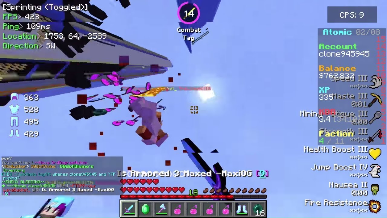 Tons of GOD SET KILLS During Reset Pvp! Cosmic PvP Ep 3 (Factions) Map 5 [Void Planet]