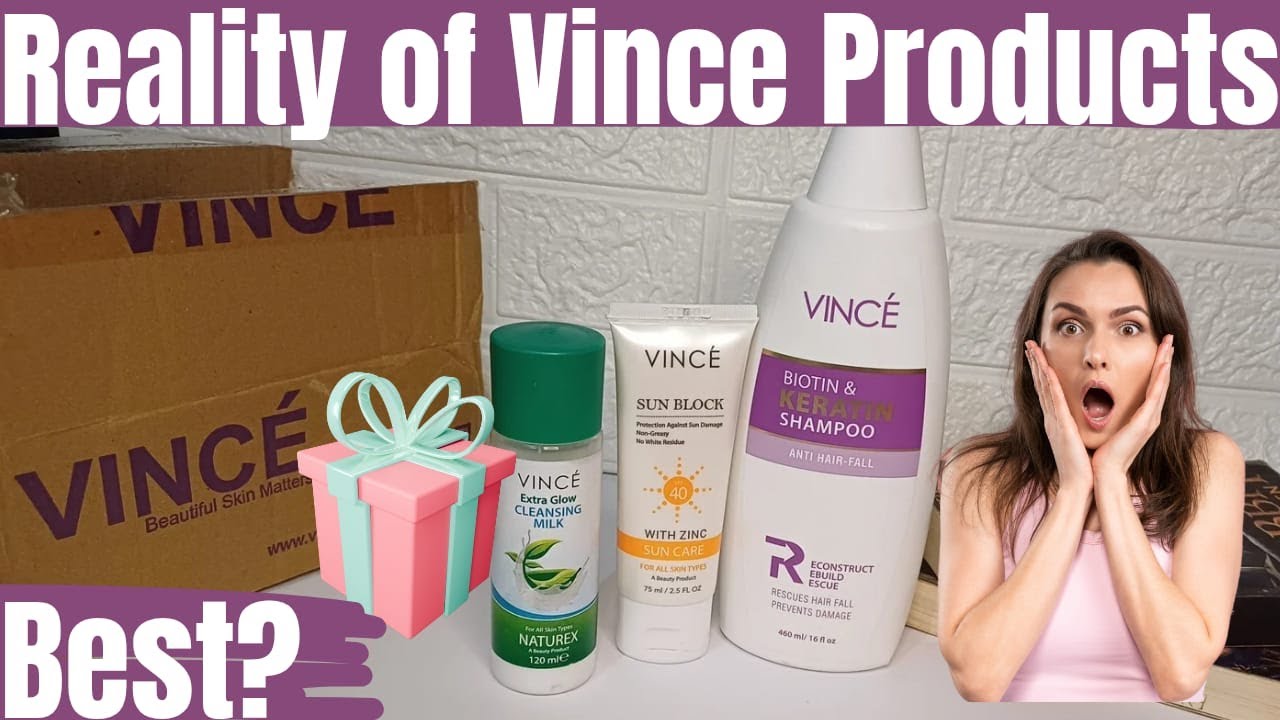 Vince Products Honest Review| Shmapoo+Sunblock+Cleanser#skincare