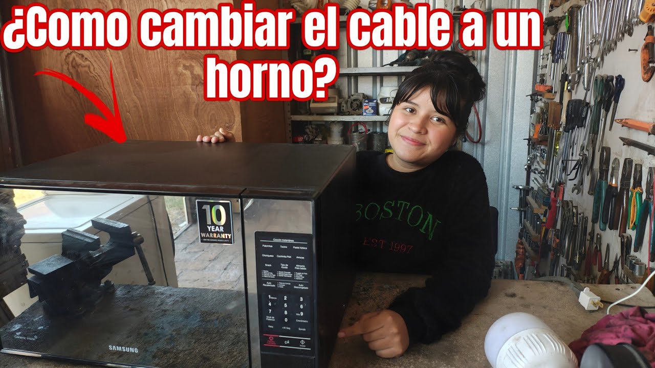 Como cambiar el cable de un horno de microondas sin riesgo de alto voltaje