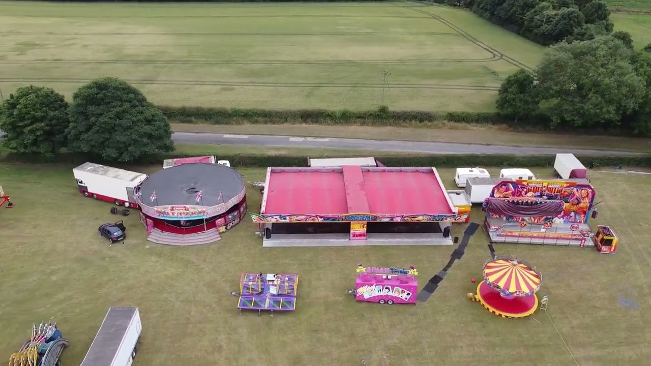 Winterton show set up - 2nd July 2024