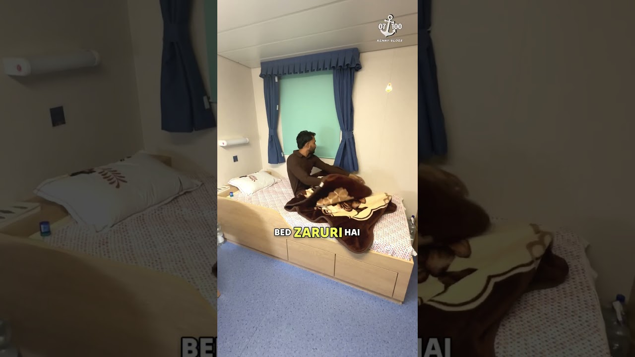 07/100 Cabin Tour of Ships #merchantnavy #ship #minivlog
