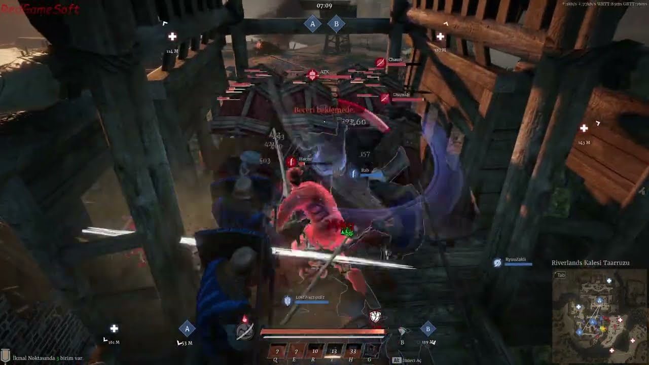 Conqueror's Blade - TR - Cesur Samurai - Nodachi - Kızıl Kılıç Savunması
