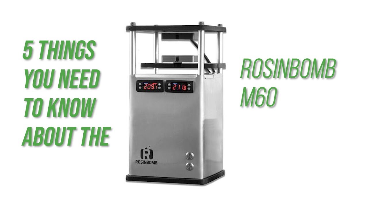 Rosinbomb M60 Rosin Press - Review and Overview of What's New