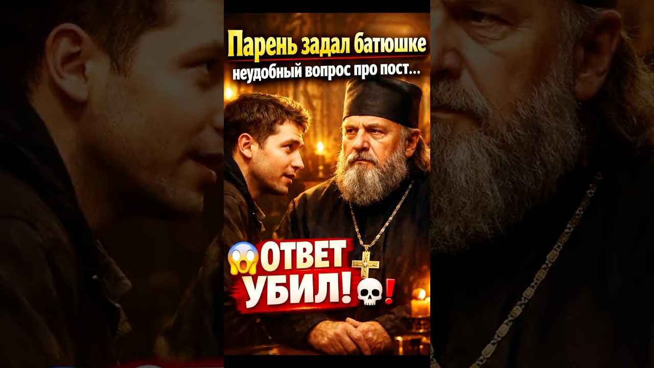 Парень задал батюшке неудобный вопрос про пост... Ответ убил! 😱⛪ #юмор #жиза