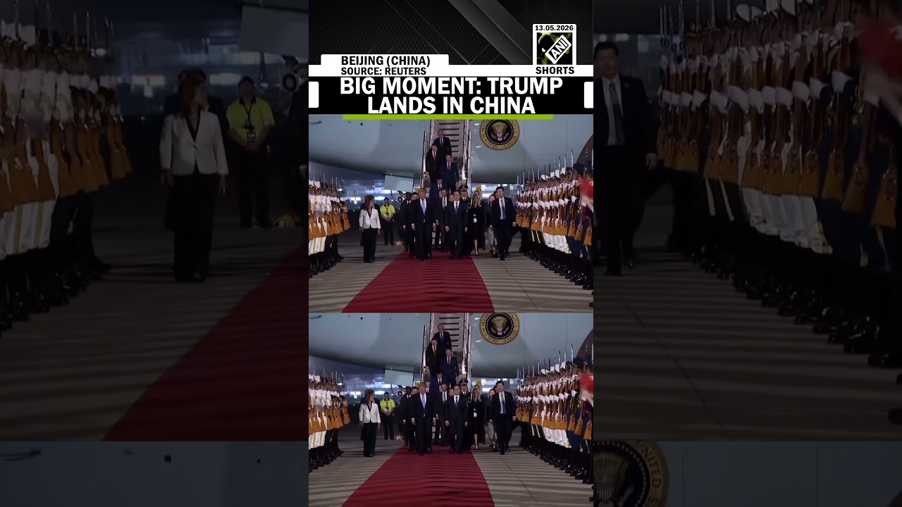 BIG MOMENT: Trump arrives in Beijing for US-China trade mission with Xi Jinping